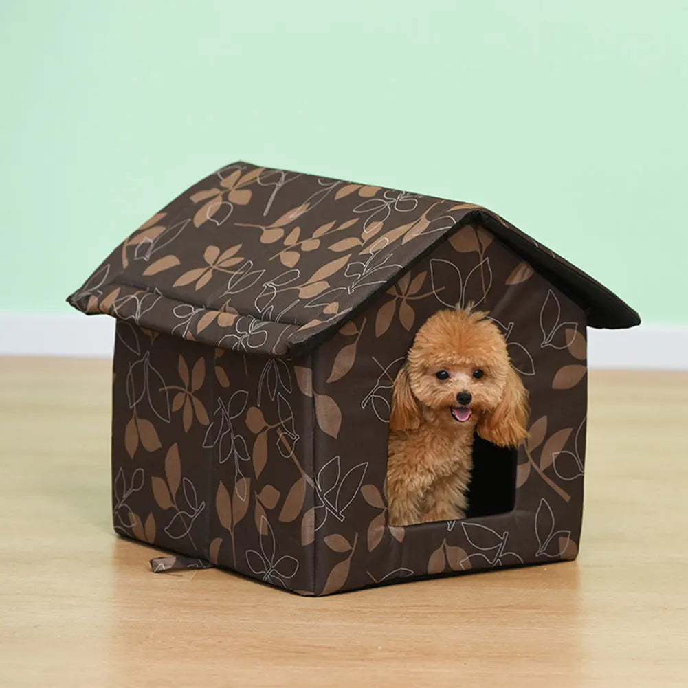 Waterproof Pet Bed House – Puppy Kennel & Kitten Cave Hut