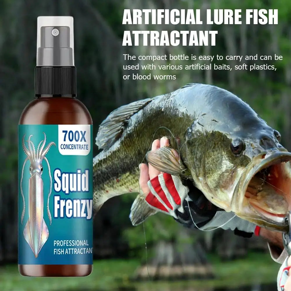 Squid Fishing Attractant Liquid for Effective Fishing Peaceful Pleasures Health and Wellness