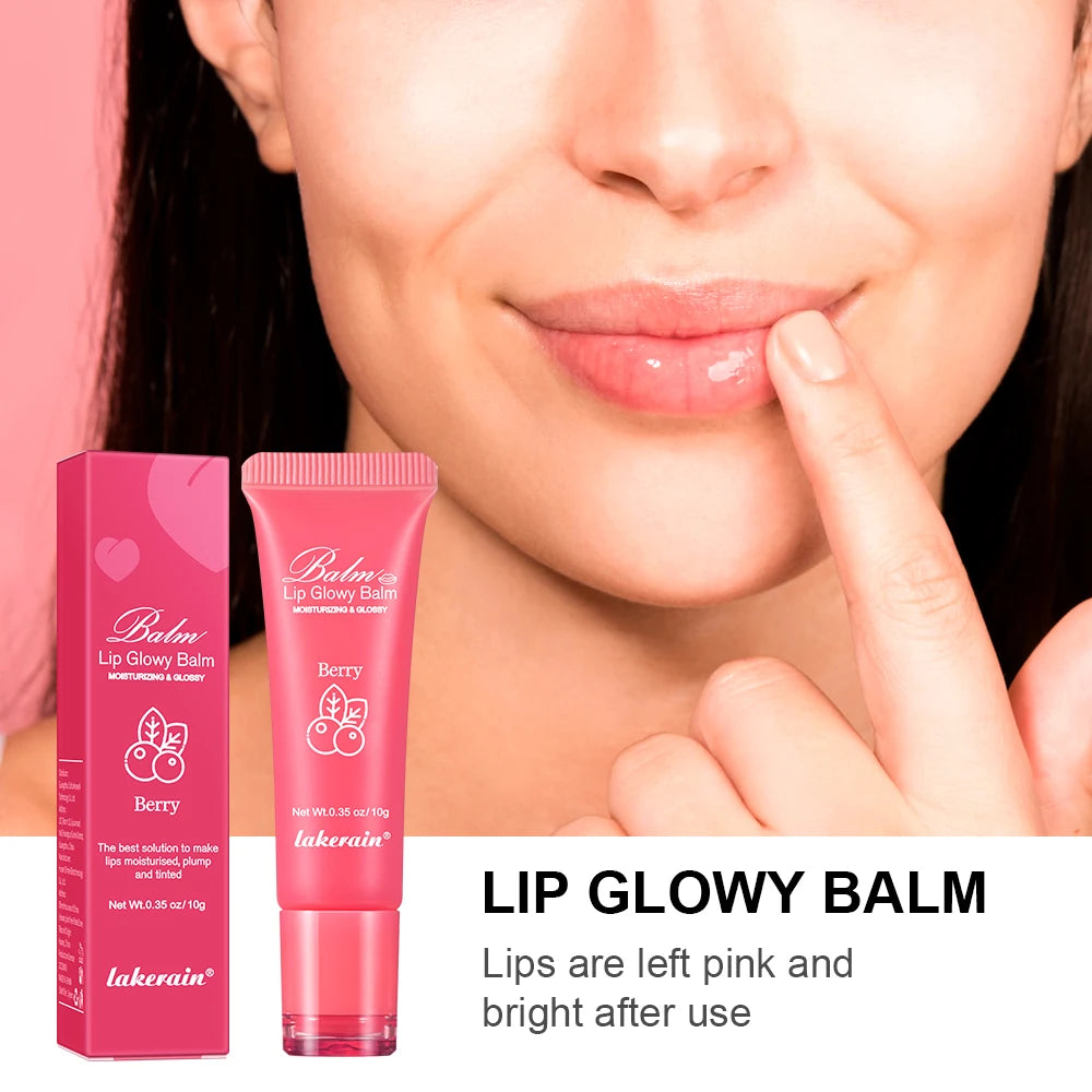 Moisturizing Lip Glow Blam Liquid Lip Gel Mask Reduce Lip Line Remove Dead Skin Peach Grape Lip Gloss Lips Care Product 10g Peaceful Pleasures Health and Wellness