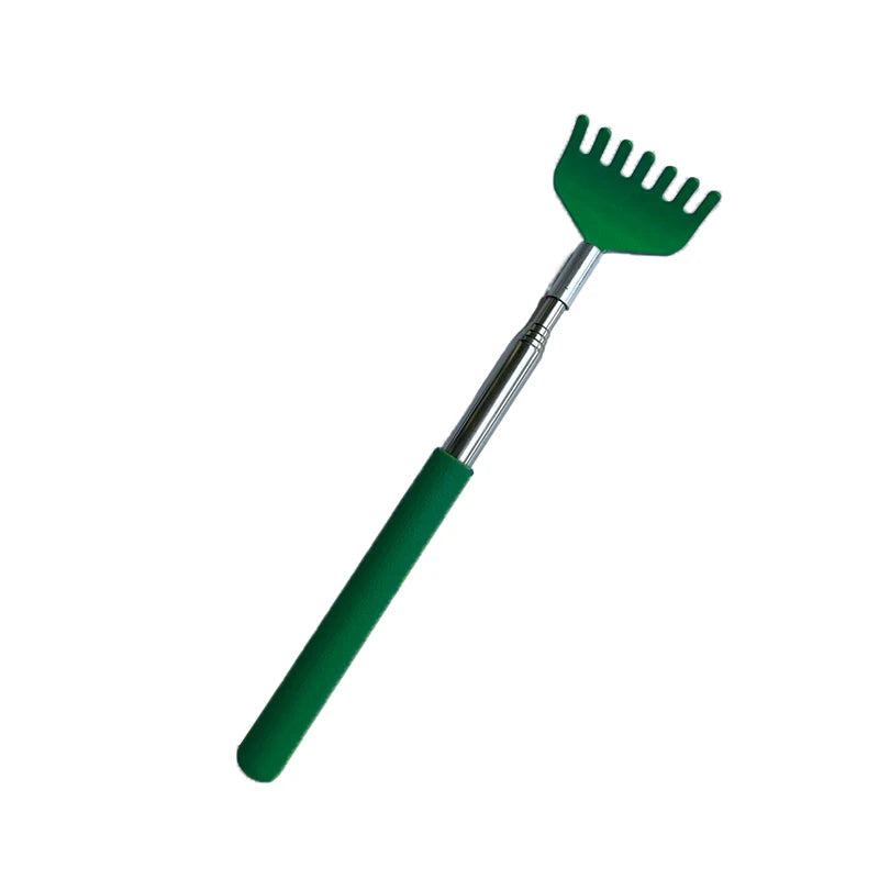 Telescopic Scratching Backscratcher Extendable Massage Claw For Back Scraper Massage Relax Back Scratcher Relieve Anti-itch Tool Peaceful Pleasures Health and Wellness Green