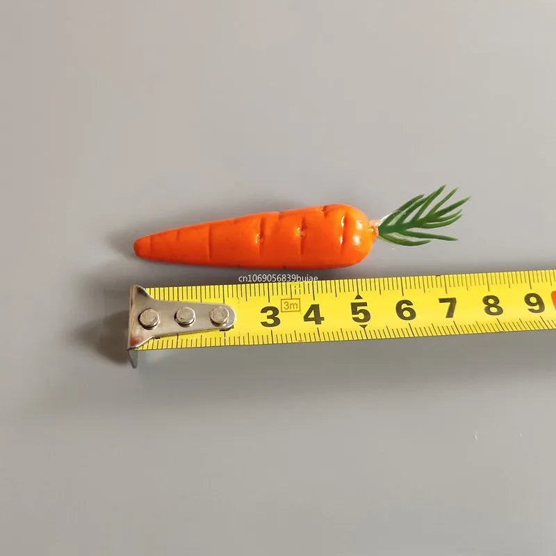 Easter Decoration Simulation Mini Carrot Foam Simulation Vegetable Carrot Children Easter Gift Home Decor Doll House Accessories Peaceful Pleasures Health and Wellness Light Grey 1pcs