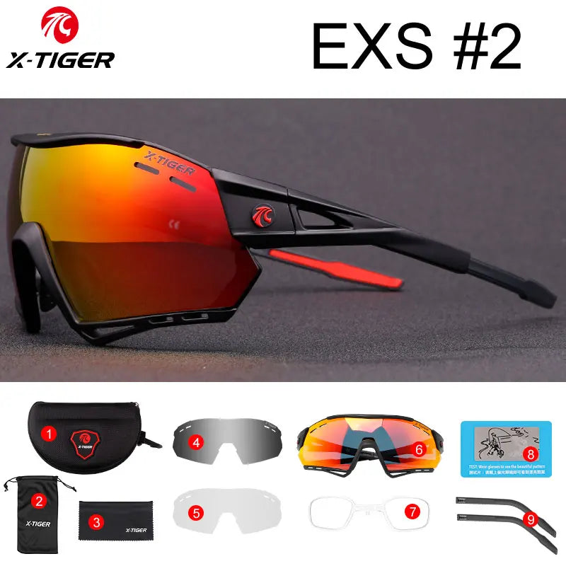 X-TIGER Polarized UV400 Cycling Sunglasses – Road & MTB