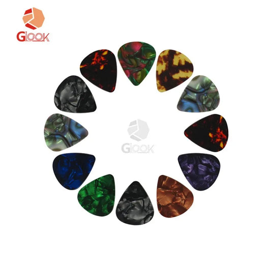 Guitar Picks Celluloid Acoustic Electric UK Various Thicknesses Peaceful Pleasures Health and Wellness