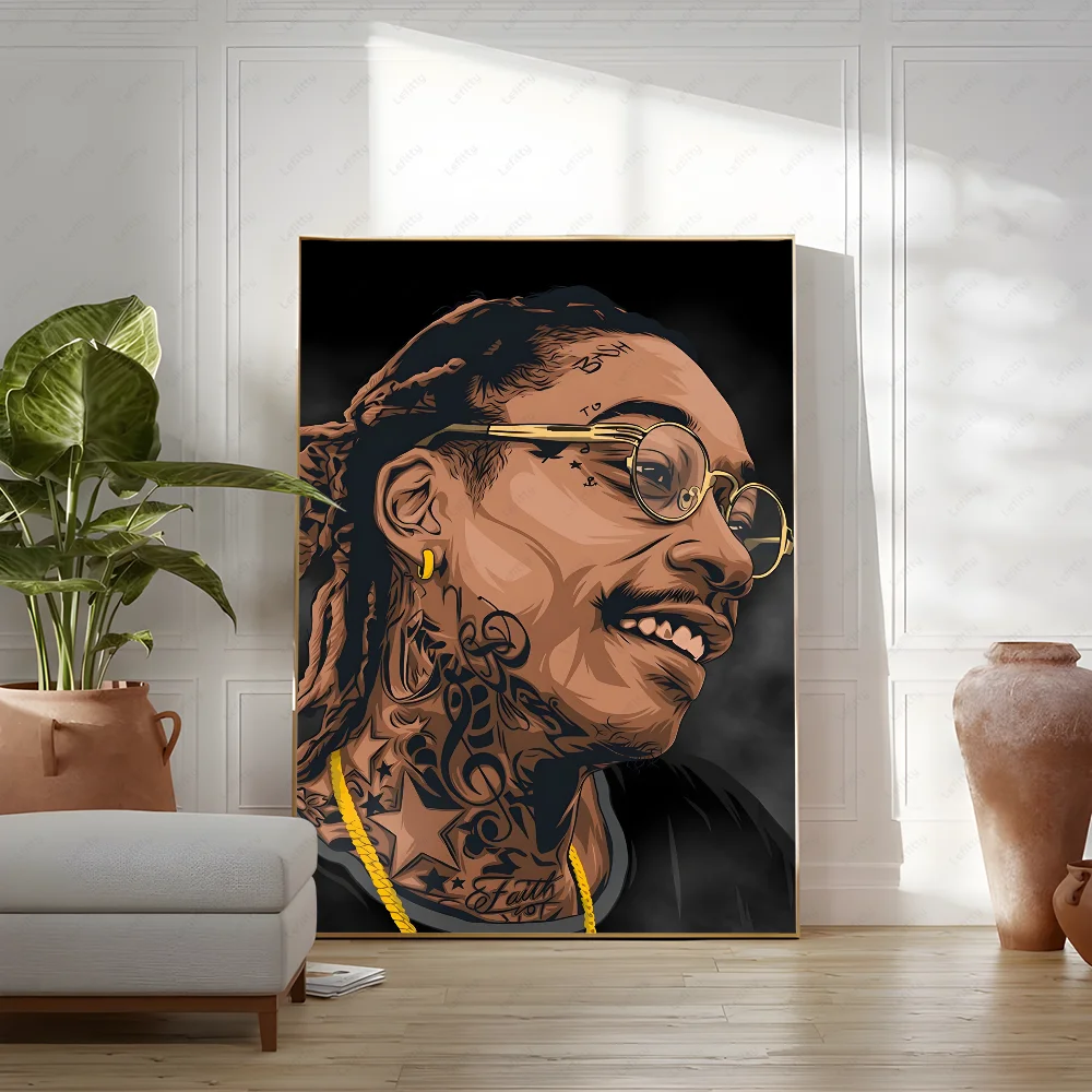 Art W-Wizs Khalifas Poster Wall Art Painting Study Nordic Home Decor Peaceful Pleasures Health and Wellness z4 15X20cmNoframe