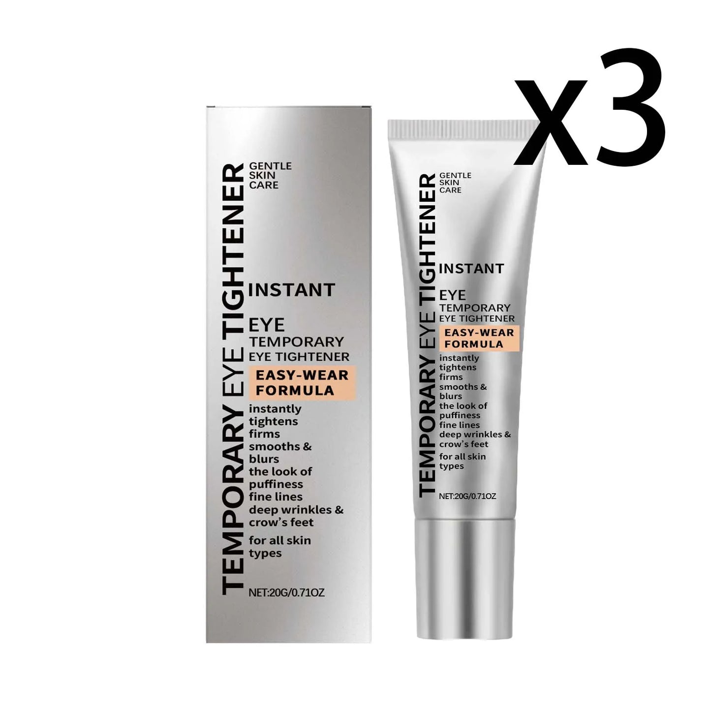 Vitamin E Firming Eye Cream Reduce Dryness Anti Dark Circles Removal Eyes Bags Enhance Skin Elasticity Moisturize Eye Care Serum Peaceful Pleasures Health and Wellness 3x20g 20g