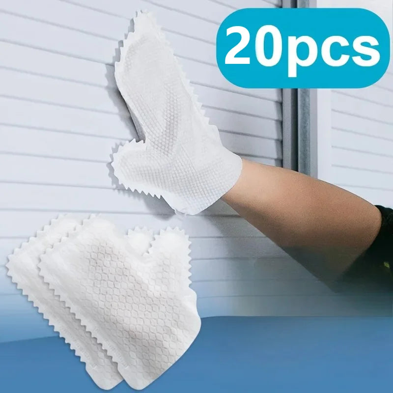 Reusable Non-Woven Fish Scale Cleaning Gloves – 10/20/30 Pack