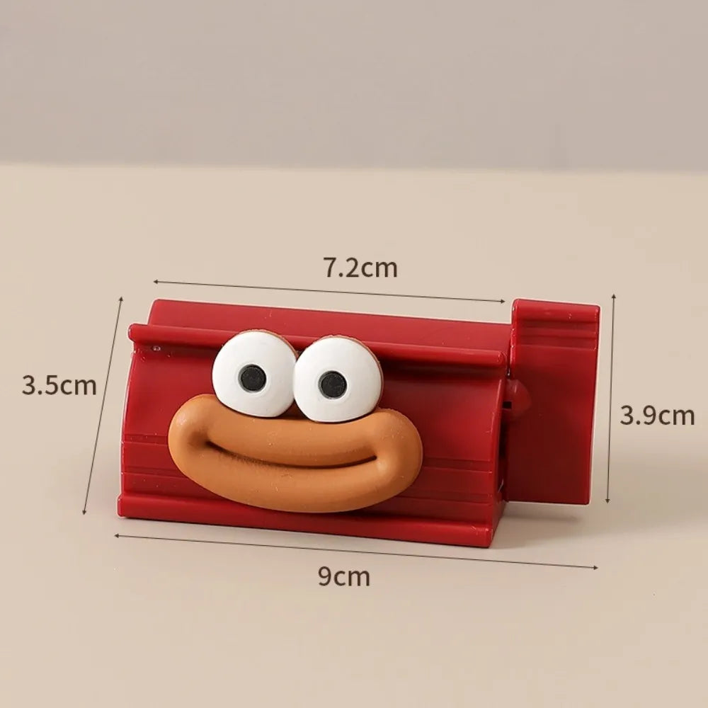 Funny Sausage Mouth Toothpaste Squeezer | Manual Tube Dispenser