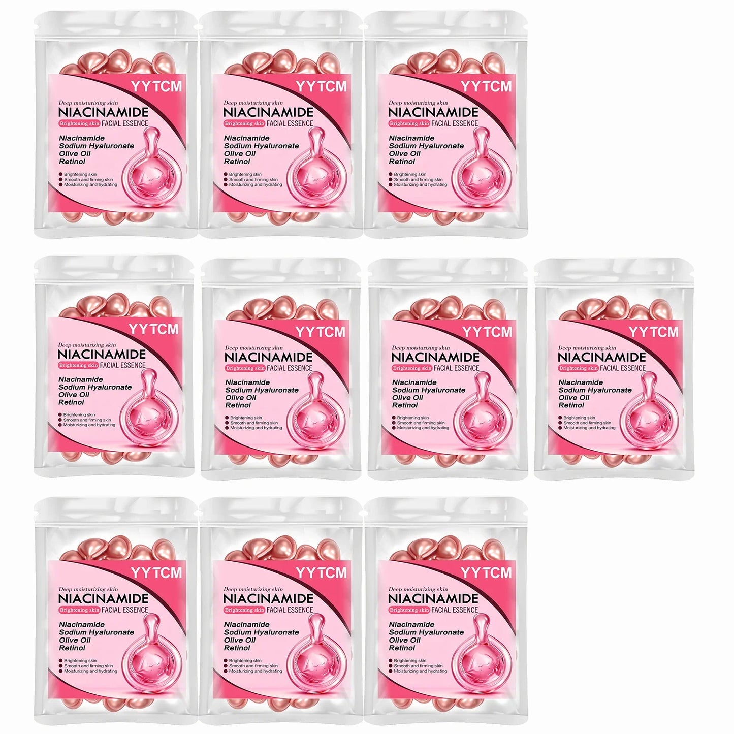 Niacinamide & Retinol Facial Essence Capsules – 30ct Serum