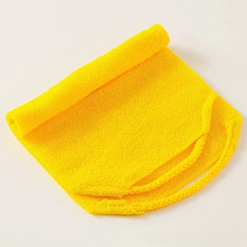 Japanese Nylon Exfoliating Bath Towel & Body Back Scrubber