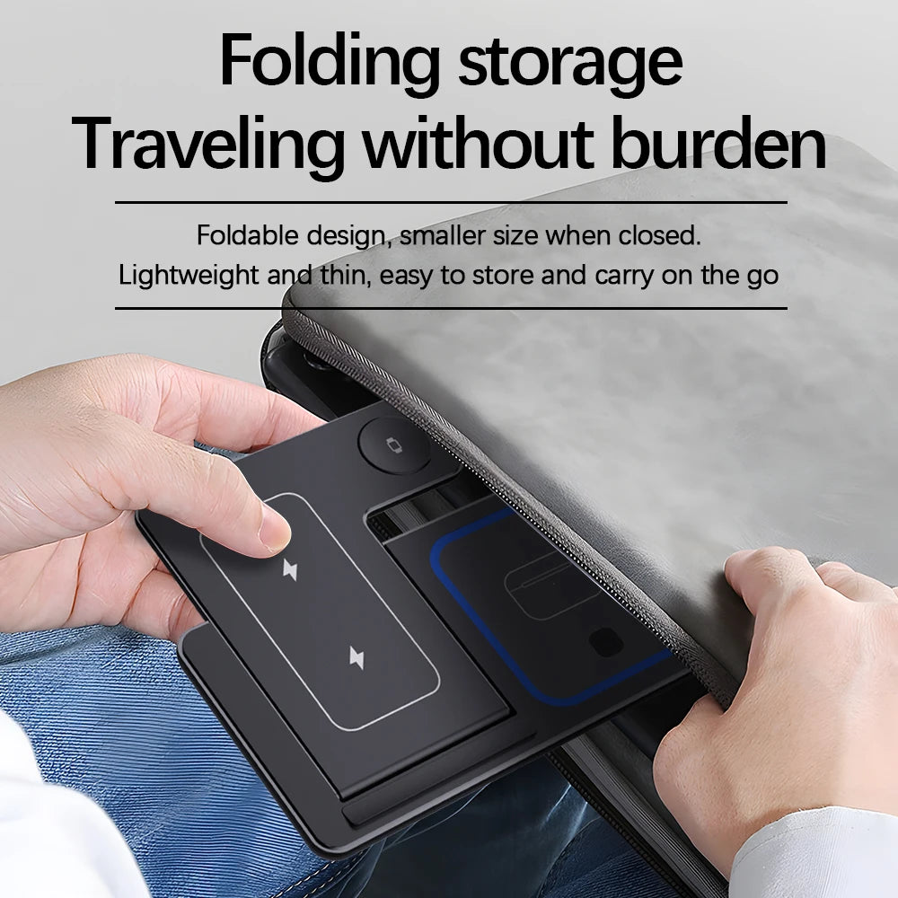 3-in-1 Foldable Wireless Charger for iPhone, Apple Watch & AirPods