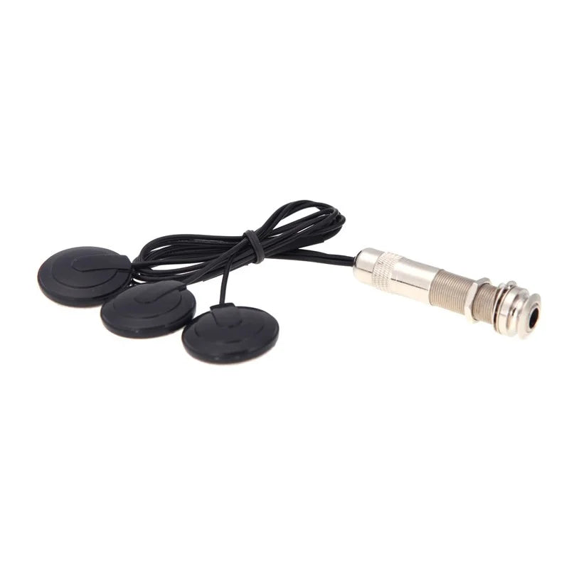 Piezo Contact Pickup Pick-up 3 Transducers Guitar Violin Banjo