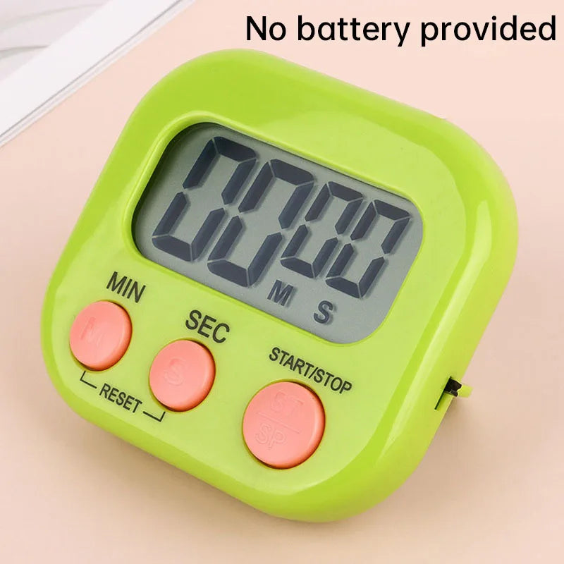 Magnetic LCD Digital Kitchen Timer – Countdown & Count-Up