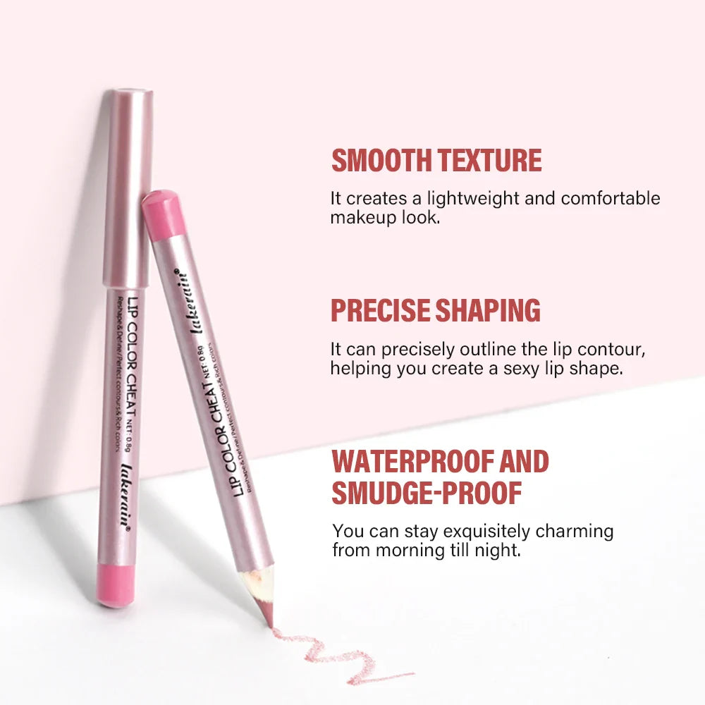 Waterproof Long-Lasting Lip Liner Pencil – Moisturizing