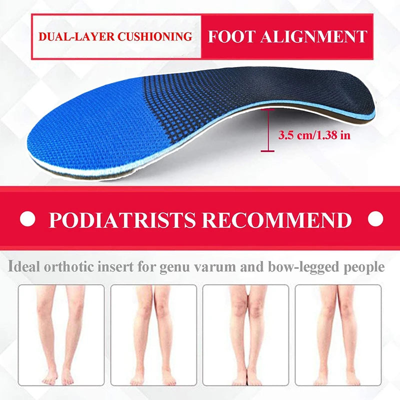 1 Pair of Unisex Insoles for Over-Pronation, Plantar Fasciitis, and Flat Feet - Improve Your Walking and Running Comfort! Peaceful Pleasures Health and Wellness