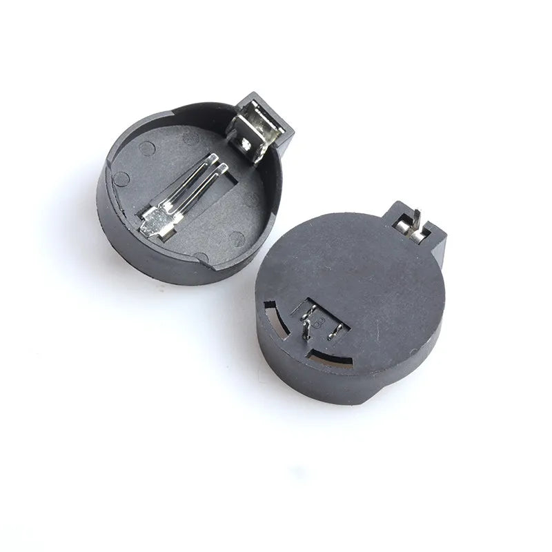 10PCS CR1220 CR1225 CR2025 CR2032 Button Battery Ibuw Socket Holder Battery Storage Box 2025 2032 Battery Organizer Peaceful Pleasures Health and Wellness 2Pin CR2032
