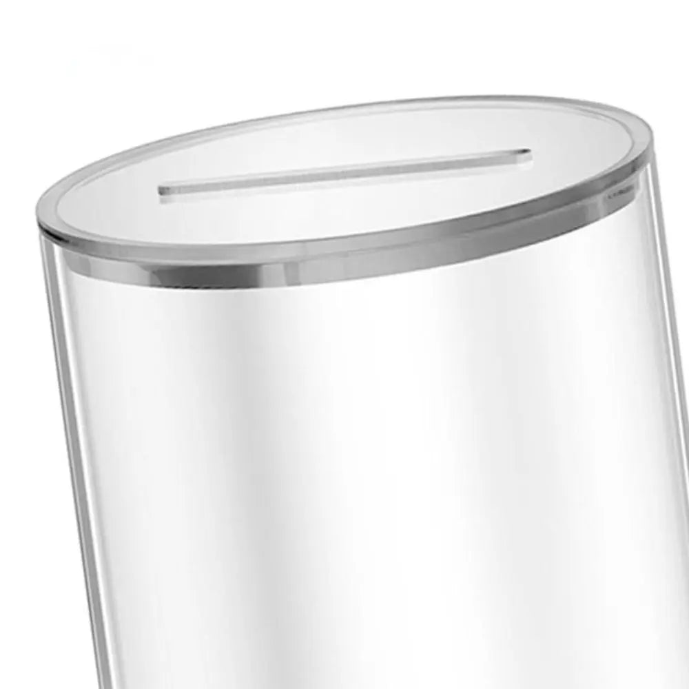 Fashion Acrylic Piggy Bank Clear Birthday Gift Change Jar Large Capacity Coin Container for Adults Peaceful Pleasures Health and Wellness