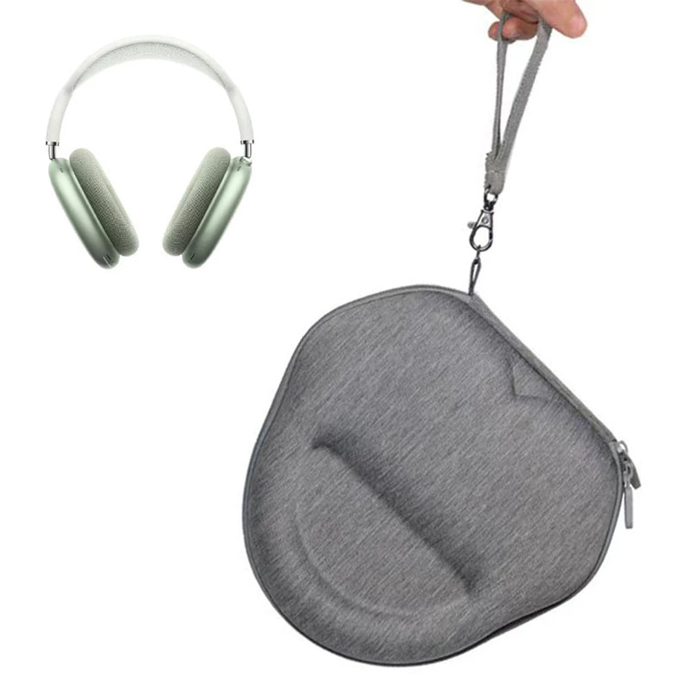 Earphone Case with Hand Strap Travel Carry Bag Anti-Scratch Protective Case Carrying Box Cover for Airpods Max Wireless Headset Peaceful Pleasures Health and Wellness