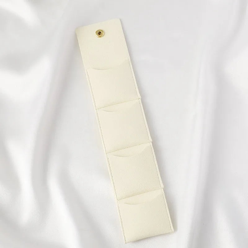 Portable Microfiber Jewelry Roll Organizer – Travel Storage Bag