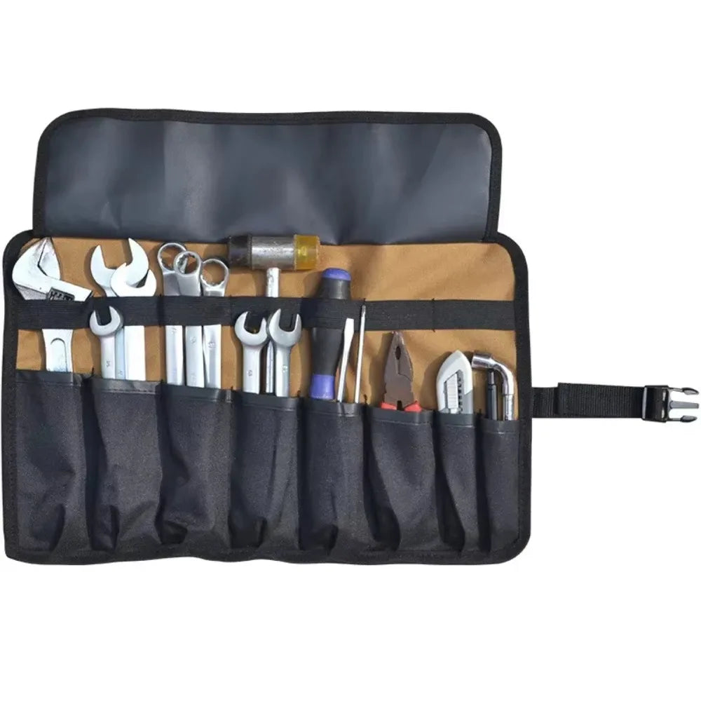 Oxford Cloth Roll Portable Pouch Bag Wrench Tool Foldable Spanner Hammer Camping Pocket Multifunctional Storage Bag Toolkit Peaceful Pleasures Health and Wellness