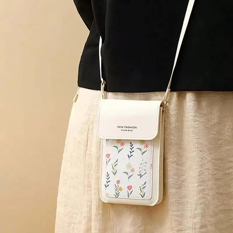 Touchscreen Crossbody Phone Bag for Women | Mini Shoulder Purse