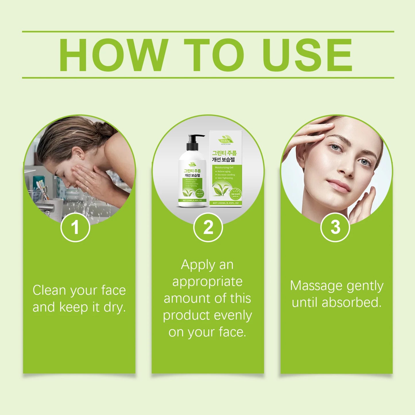 Green Tea Firming Gel – Hydrating & Skin Tightening Face Gel