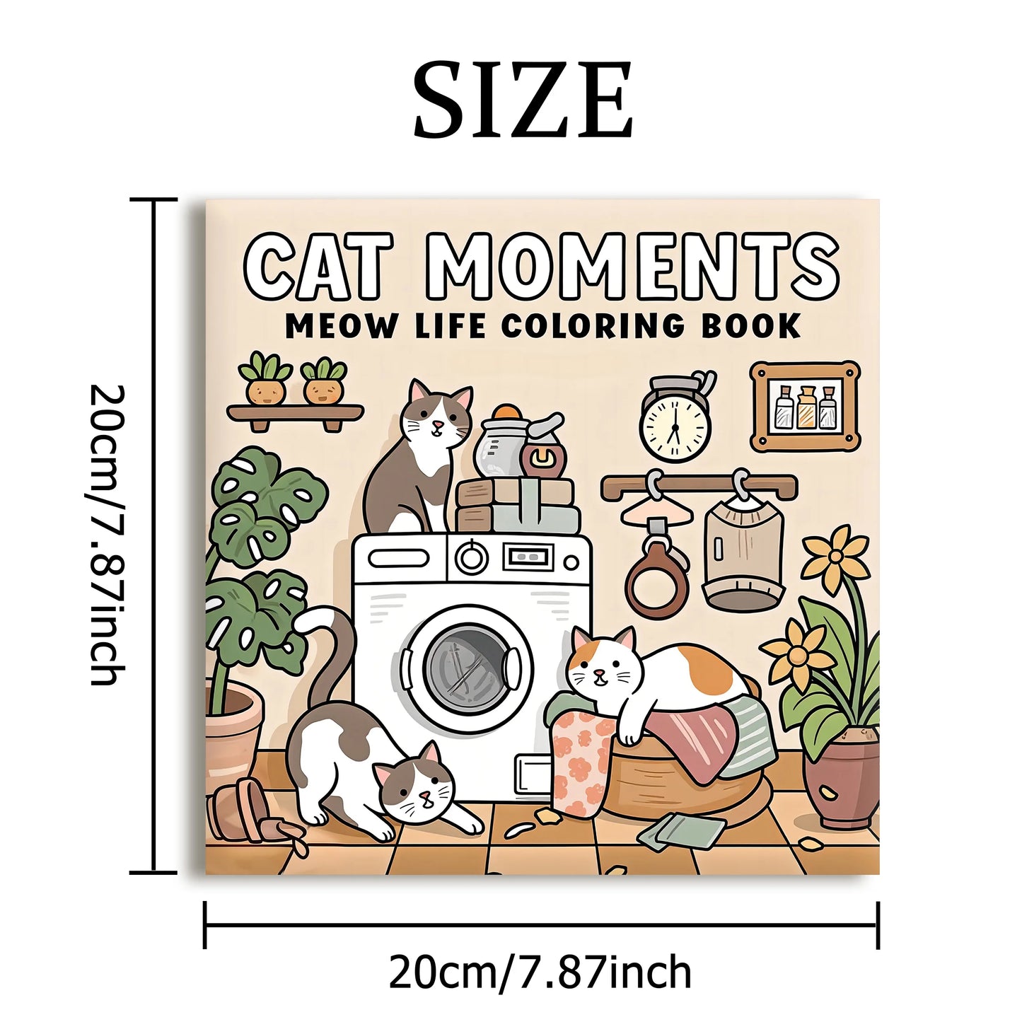 Coloring Books Artistic Therapy Friend Relaxing Moments Cat Designs