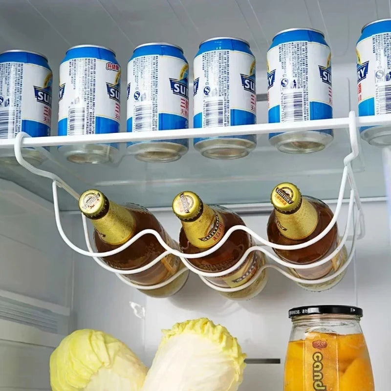 Simple Fridge Storage Rack Things To The House Refrigerator Beer Bottle Rack Wine Holder Cupboard Office Desk Organizer Shelves Peaceful Pleasures Health and Wellness