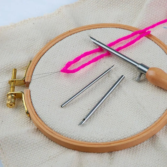5-Piece Punch Needle Set – 2.5/3.5/5mm Embroidery DIY Kit Punch Needle Kit Oasis Select
