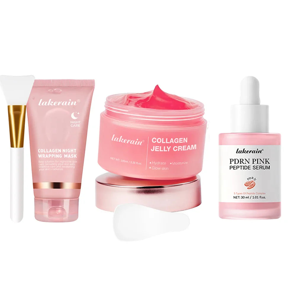 Collagen Peel-Off Overnight Face Mask – Firming & Hydrating Overnight Face Mask Oasis Select 4pcs1set