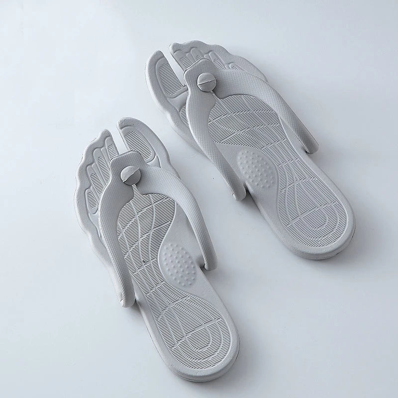 JPNTKY Foldable Flip Flops | Non-Slip Beach & Indoor Slides