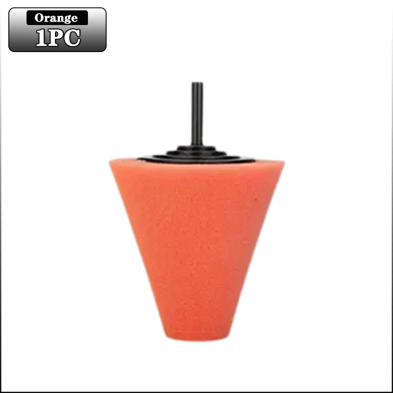 Car Hub Polishing Sponge Wheel Buffer – Conical Detail Tool