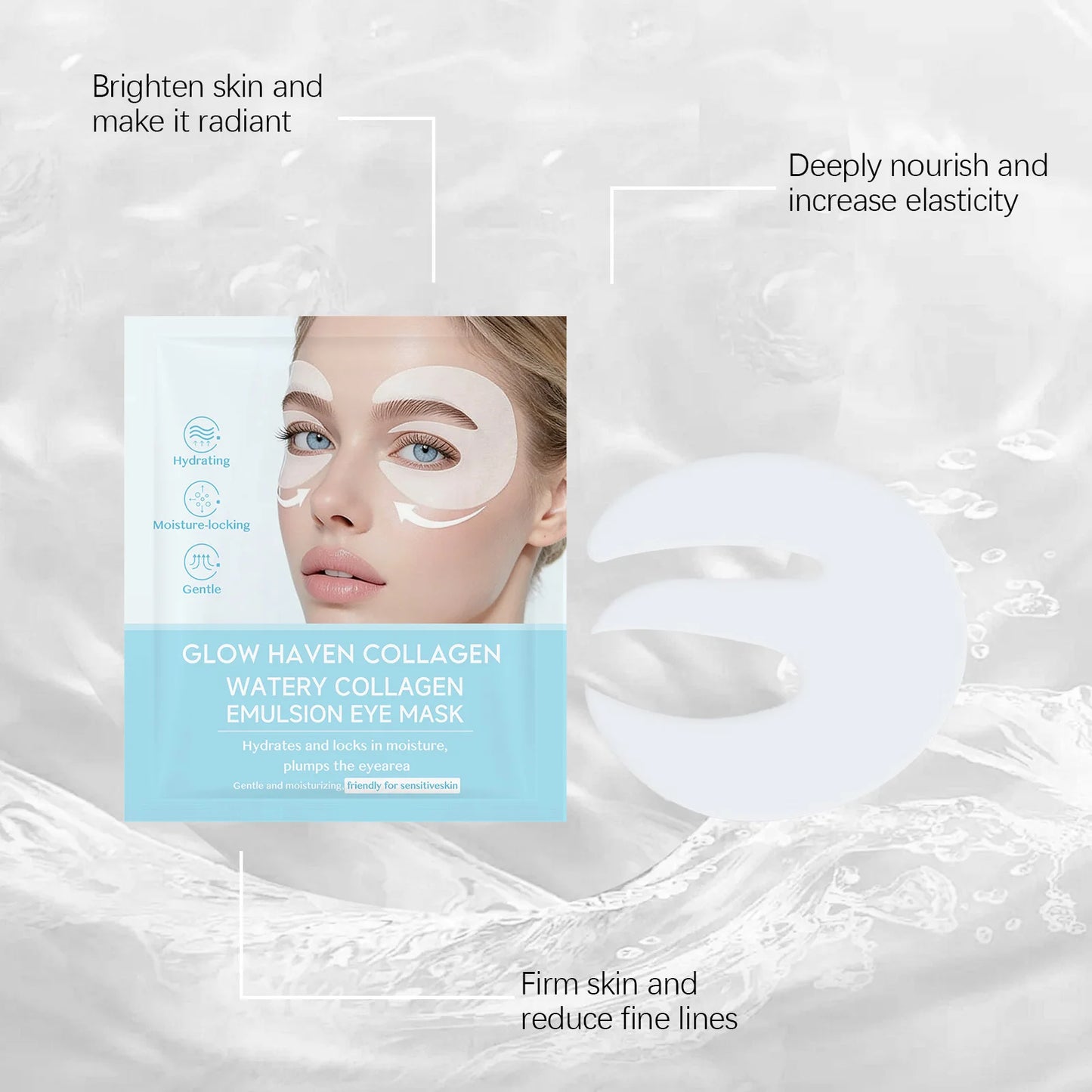 Hydrolyzed Collagen Eye Mask – Anti-Wrinkle Under Eye Patches