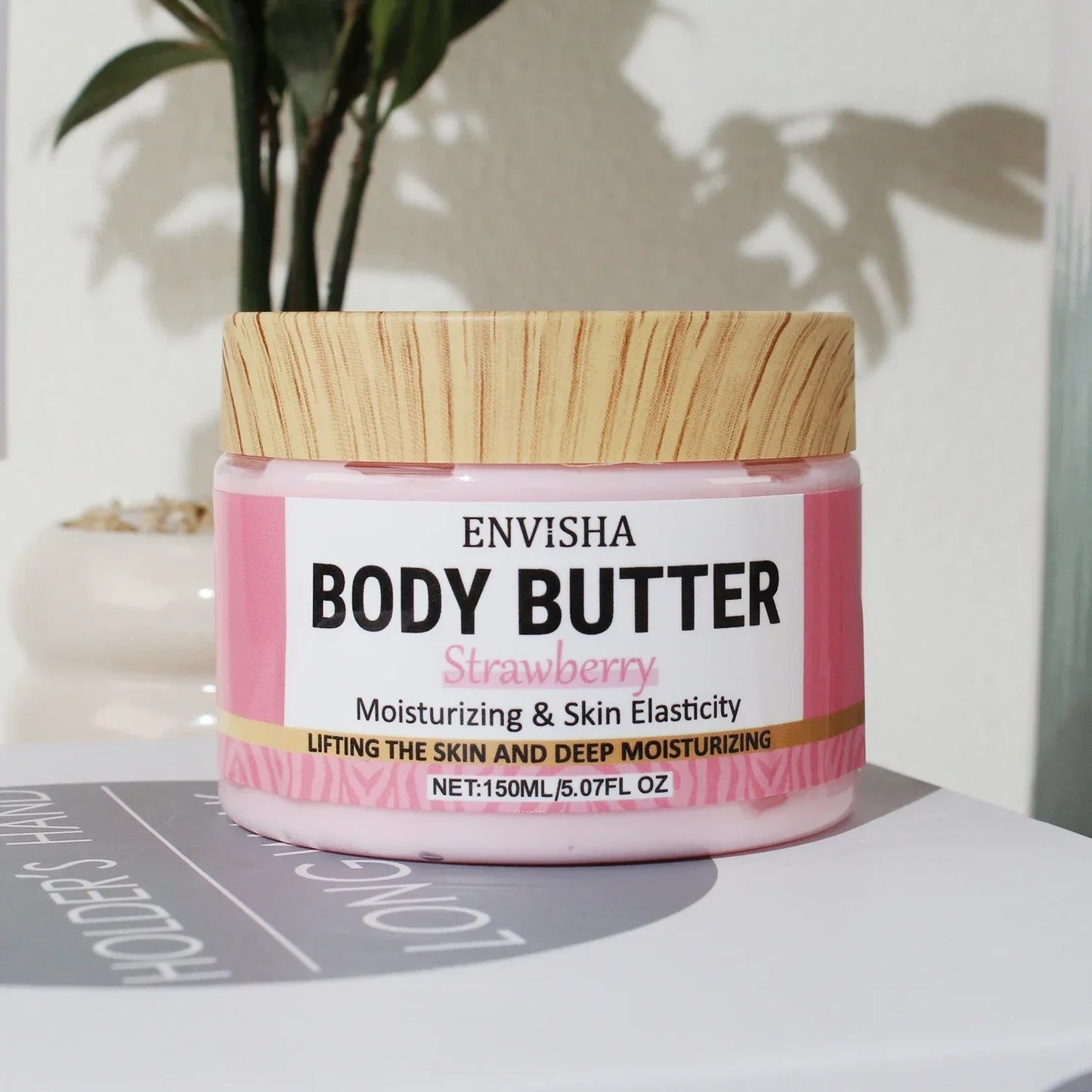 Strawberry Body Butter Lotion – Moisturizing & Brightening Cream Peaceful Pleasures Health and Wellness