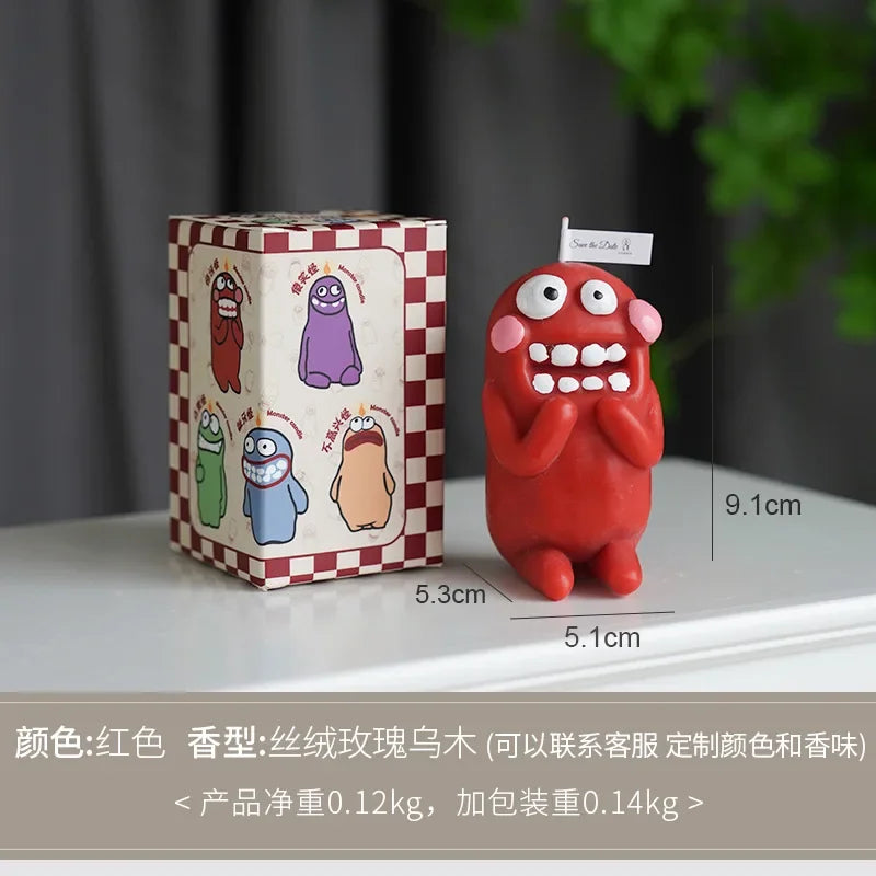 Earthlings Monster Candles Fun Creative Birthday Gifts Handmade Aromatherapy Candles Peaceful Pleasures Health and Wellness D