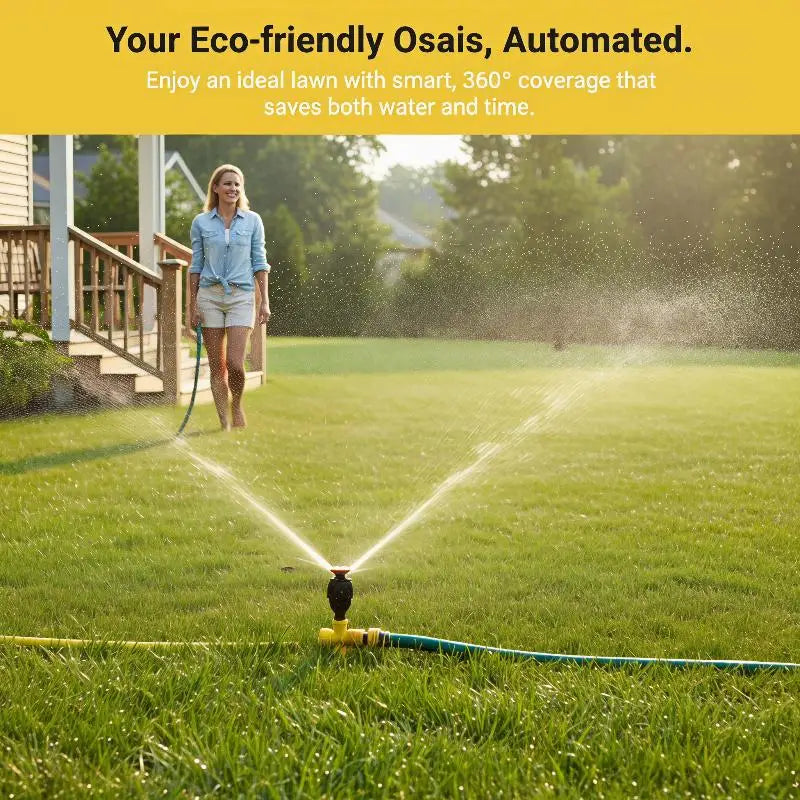 360° Rotating Garden Sprinkler Irrigation Nozzle | 1/2/4 Pcs