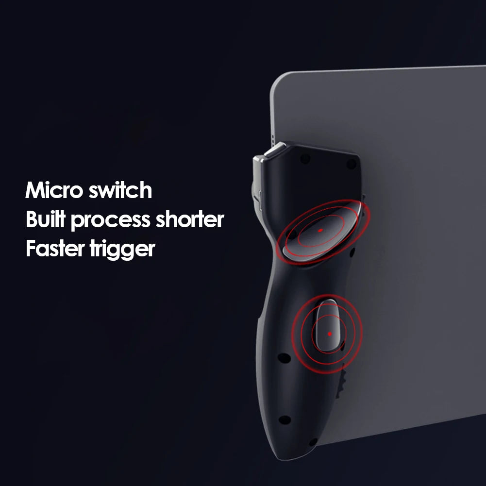 Six Finger Game Controller Gamepad L1R1 Fire Aim Button Joystick Gamepad Grip for Tablet Phone Mobile Trigger Handle Peaceful Pleasures Health and Wellness