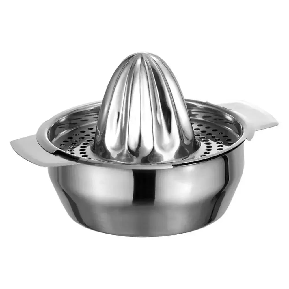 Stainless Steel Lemon Squeezer & Juicer with Bowl | Citrus Press