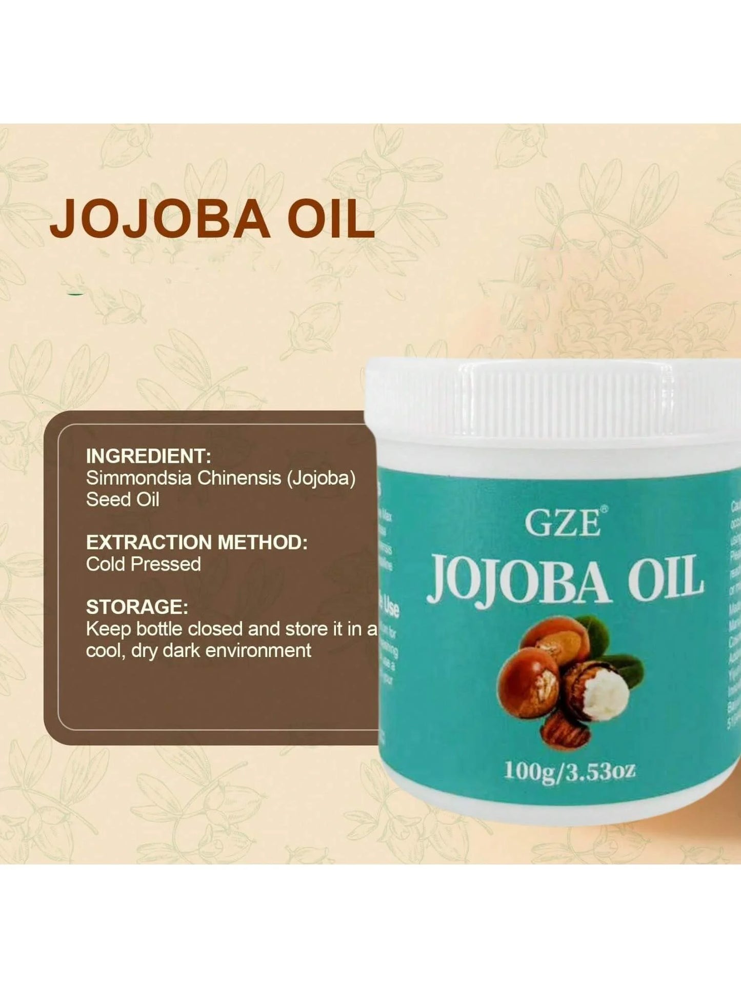 GZE Jojoba Oil Hair Conditioner – Repair & Deep Moisture