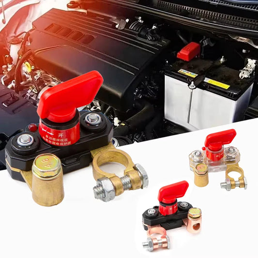 Car Battery Off Switch 12V/24V Disconnect Manual Circuit Breaker Car Power-Off Switch With Indicator Light Automatic Breaker ﻿ Peaceful Pleasures Health and Wellness