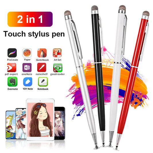 2-in-1 Capacitive Stylus Pen Stylus For Touch Screen Stylus Pens For Android Phone Pen For Mobile Universal Touch pen for tablet Peaceful Pleasures Health and Wellness
