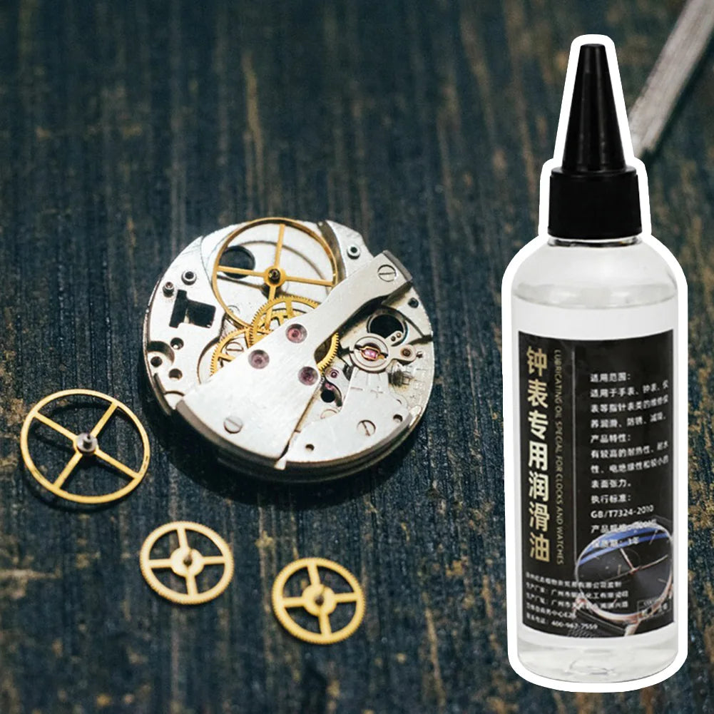 Horological Oil for Lubricanting,Anti-Rust Precise Instrument Lubricant,Watch Movement Repire Lubricant,Watch Repair Supplies Peaceful Pleasures Health and Wellness