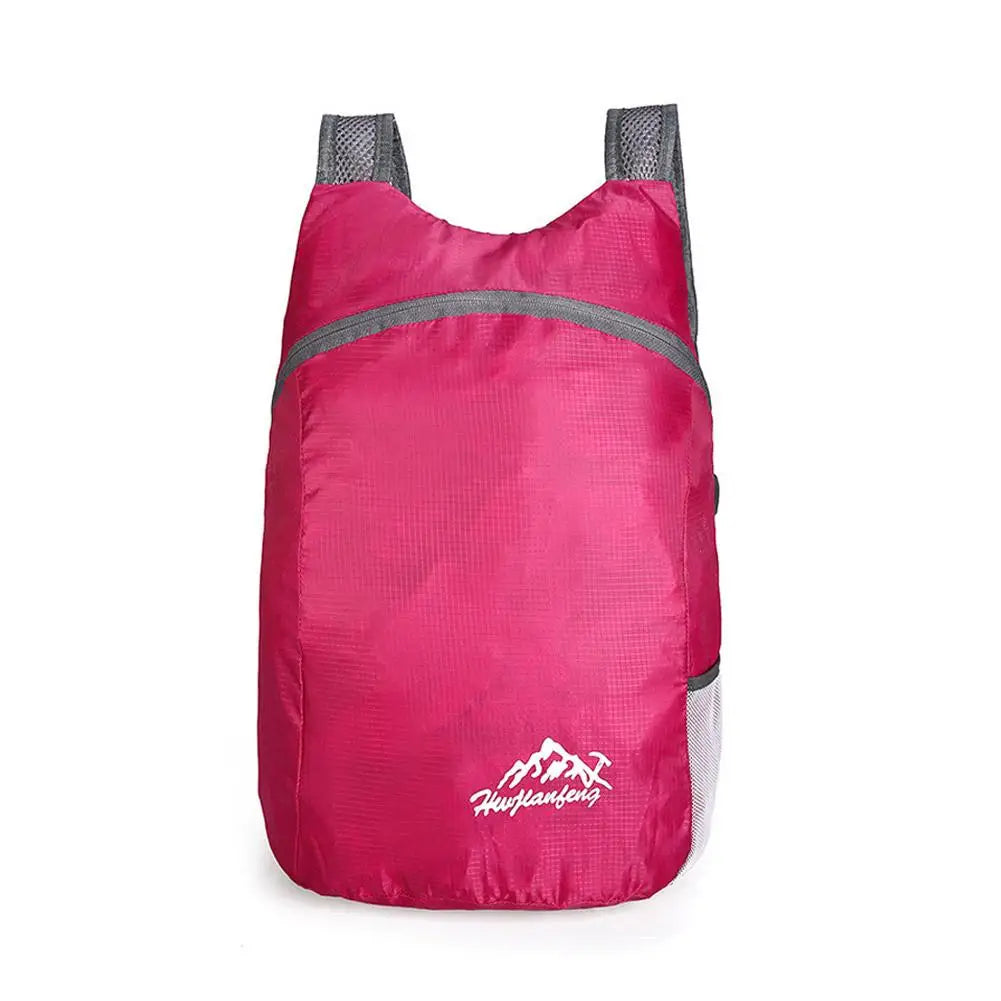 Lightweight Foldable Backpack Ultralight Outdoor Hiking Bag Portable Waterproof Sports Daypack Multi-color Travel Bag Unisex Peaceful Pleasures Health and Wellness C