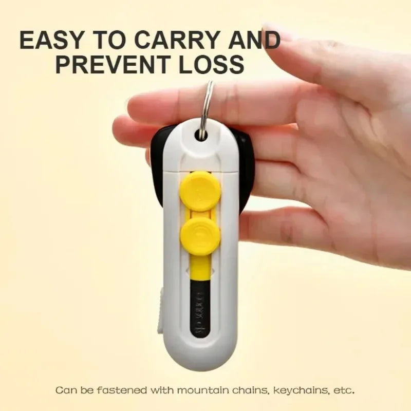 Magnetic Mini Box Cutter – Portable Mail & Paper Cutter
