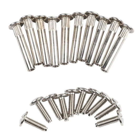 10Pcs M5 M8 Splint Nut Snap Rivet Butt Screw Furniture Bolt Furniture Connector Bolts Oasis Select M5