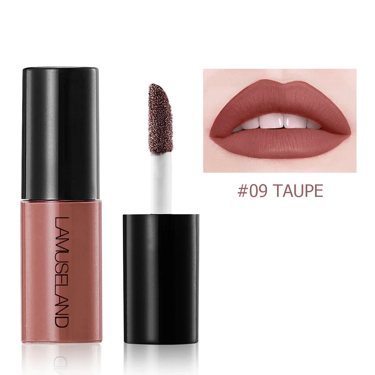 12-Color Velvet Matte Liquid Lip Gloss – Waterproof, Long-Lasting