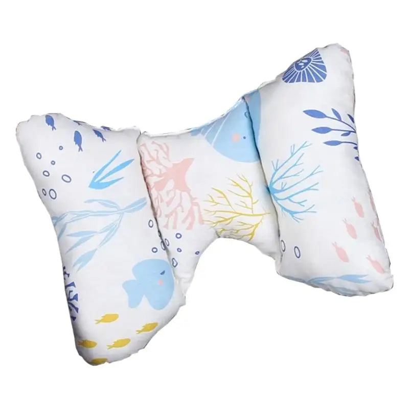 Infant Neck Support Pillow – Breathable Cotton Stroller & Car