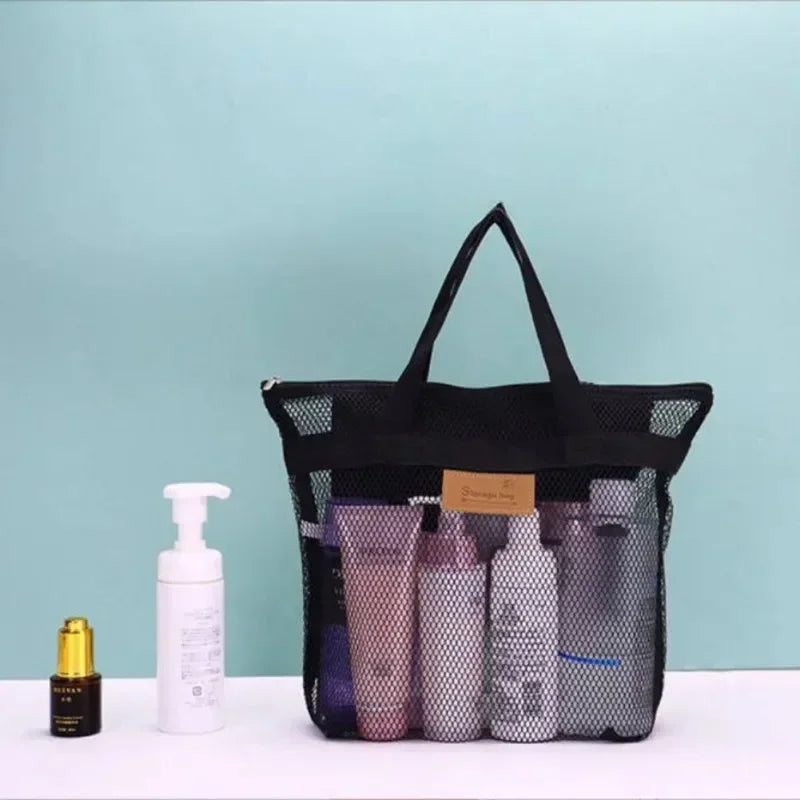 Large Mesh Beach Tote Bag – Pool, Gym & Travel Storage