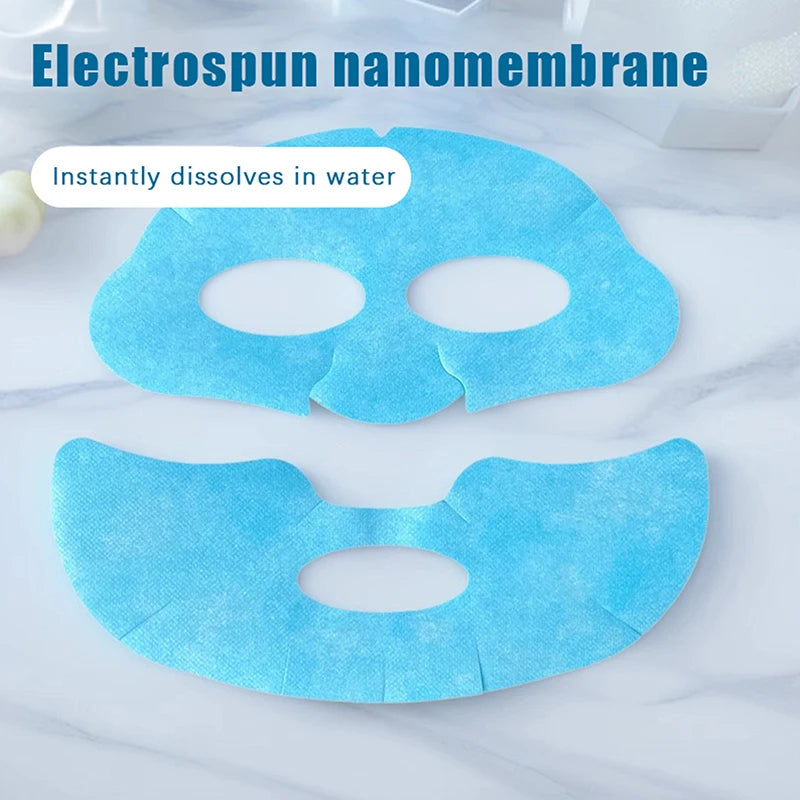 Collagen Film Paper Soluble Facial Mask Face Skin Cheek Sticker Forehead Patch Lines Patches Tightening Skin Care Anti-aging Peaceful Pleasures Health and Wellness