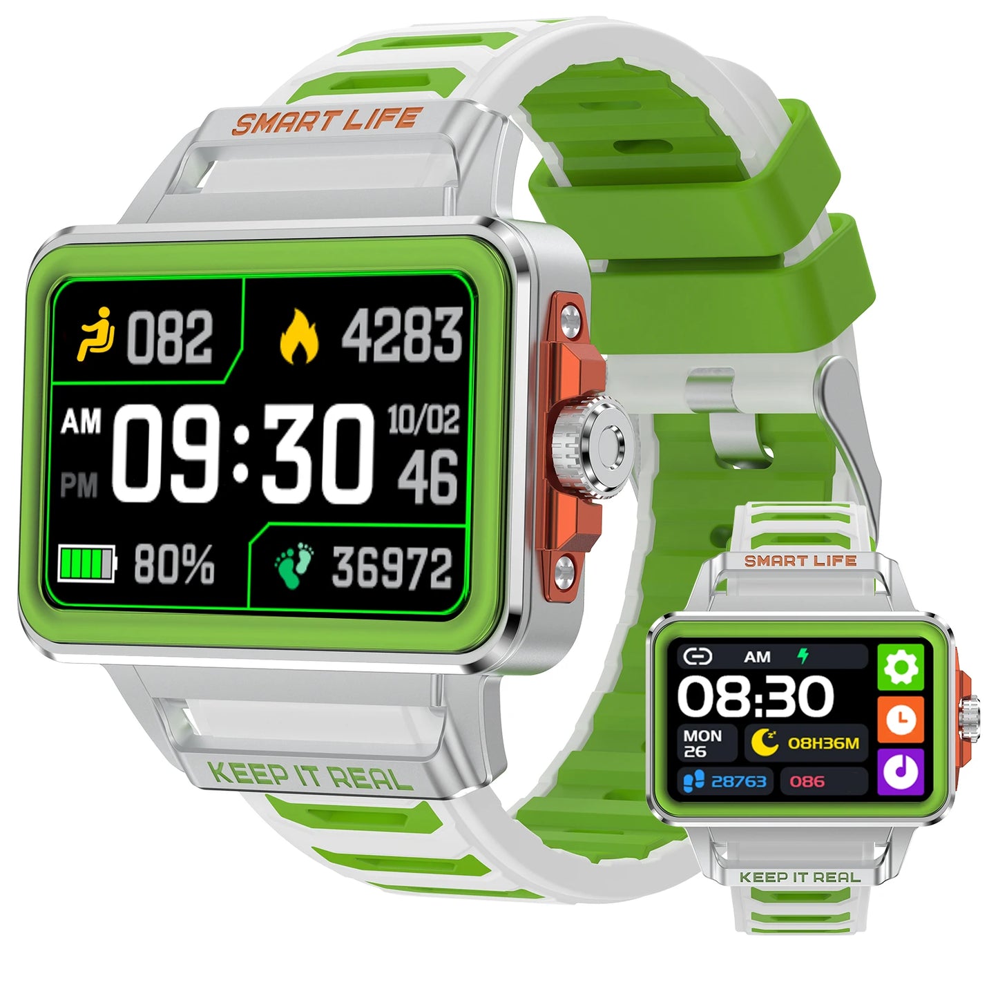 LOMAXFR Smart Watch – Multi-Sport, Music Control, Heart Rate