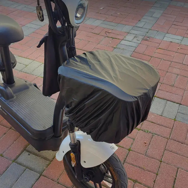 Electric Bike Front Basket Rain Cover Bike Motorcycle Cover Universal Bicycle Basket Waterproof Dustproof Sunscreen Bag Peaceful Pleasures Health and Wellness